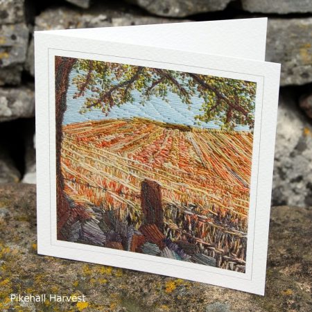Pikehall Harvest - Single Fine Art Greeting Card