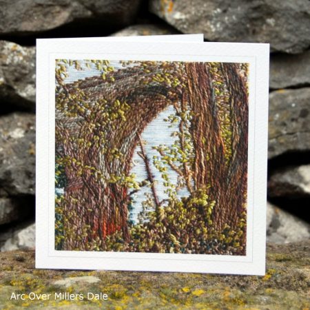 Arc Over Millers Dale - Single Fine Art Greeting Card