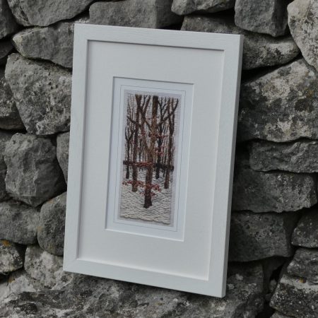 Winter Jewels in Ruby Wood - limited edition print