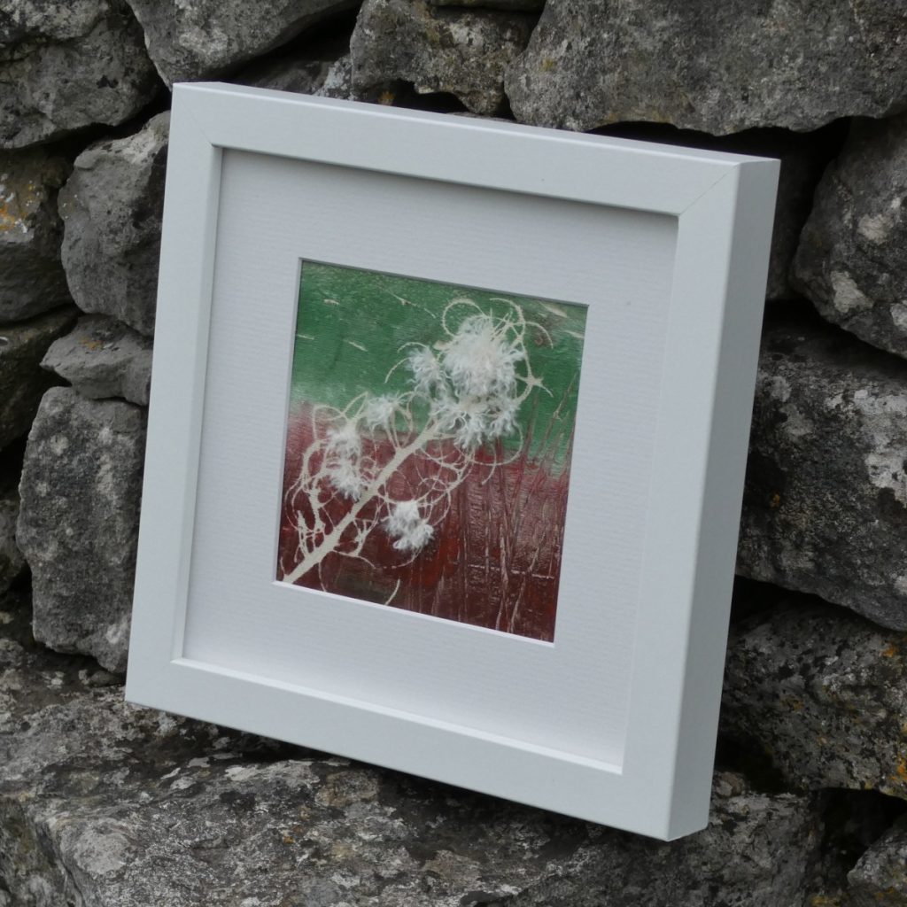 Willow Herb #1 - original mixed media