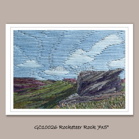 Rocketeer Rock - Single Fine Art Greeting Card