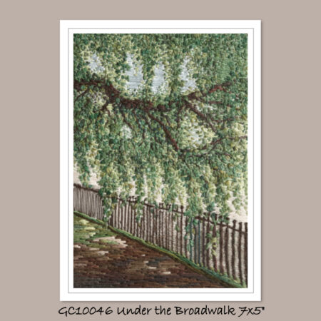 Under the Broadwalk - Single Fine Art Greeting Card