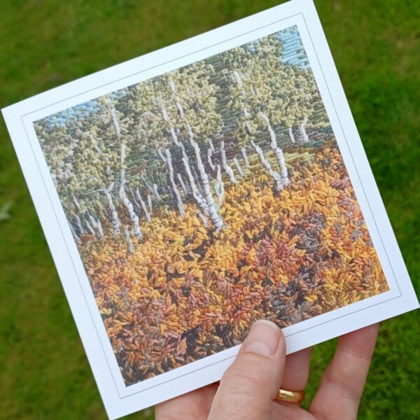 Silver Surprise - Single Fine Art Greeting Card - Image 2